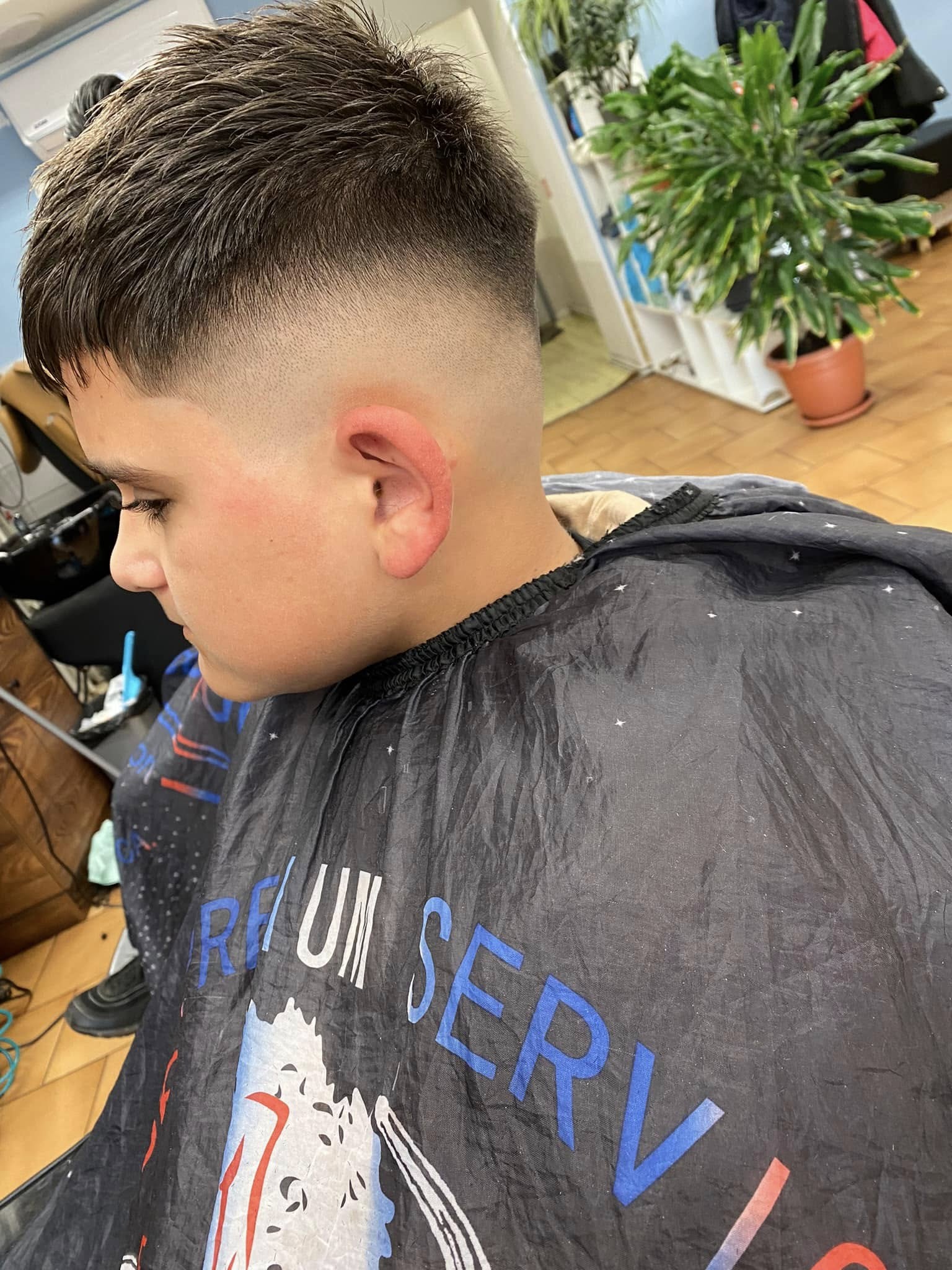 Dětský fade střih s přesným přechodem